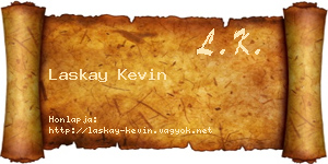 Laskay Kevin névjegykártya